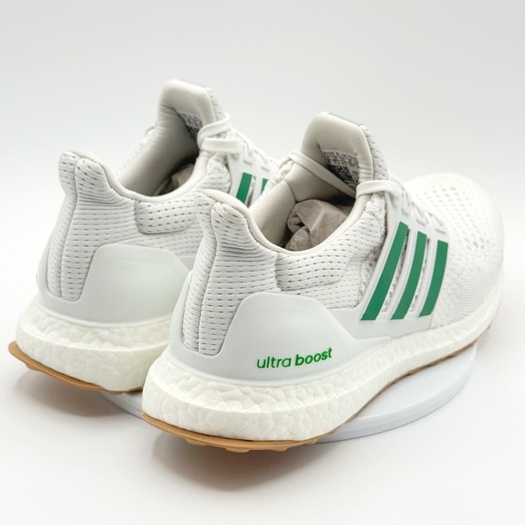 Adidas Ultraboost 1.0 Running Shoes Size 9 Womens White Green Gum JH2910 - Picture 6 of 10